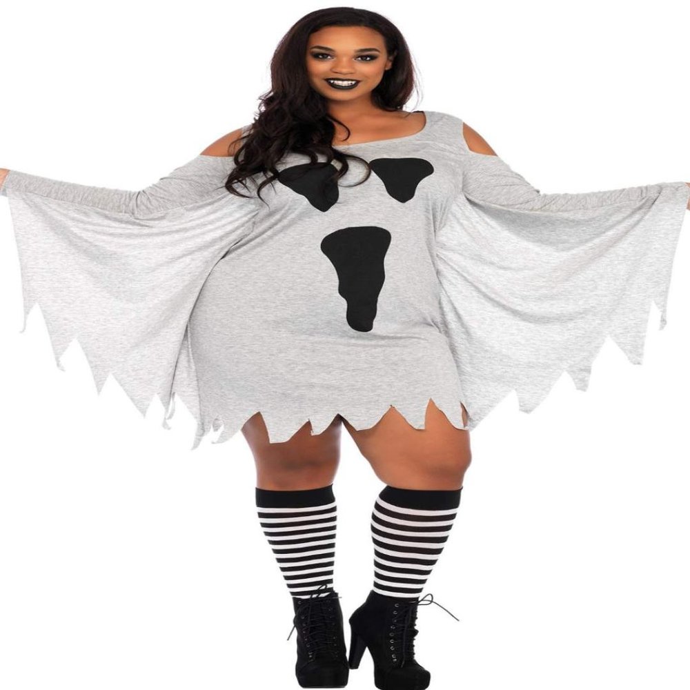 Gray Ghost Halloween Dress